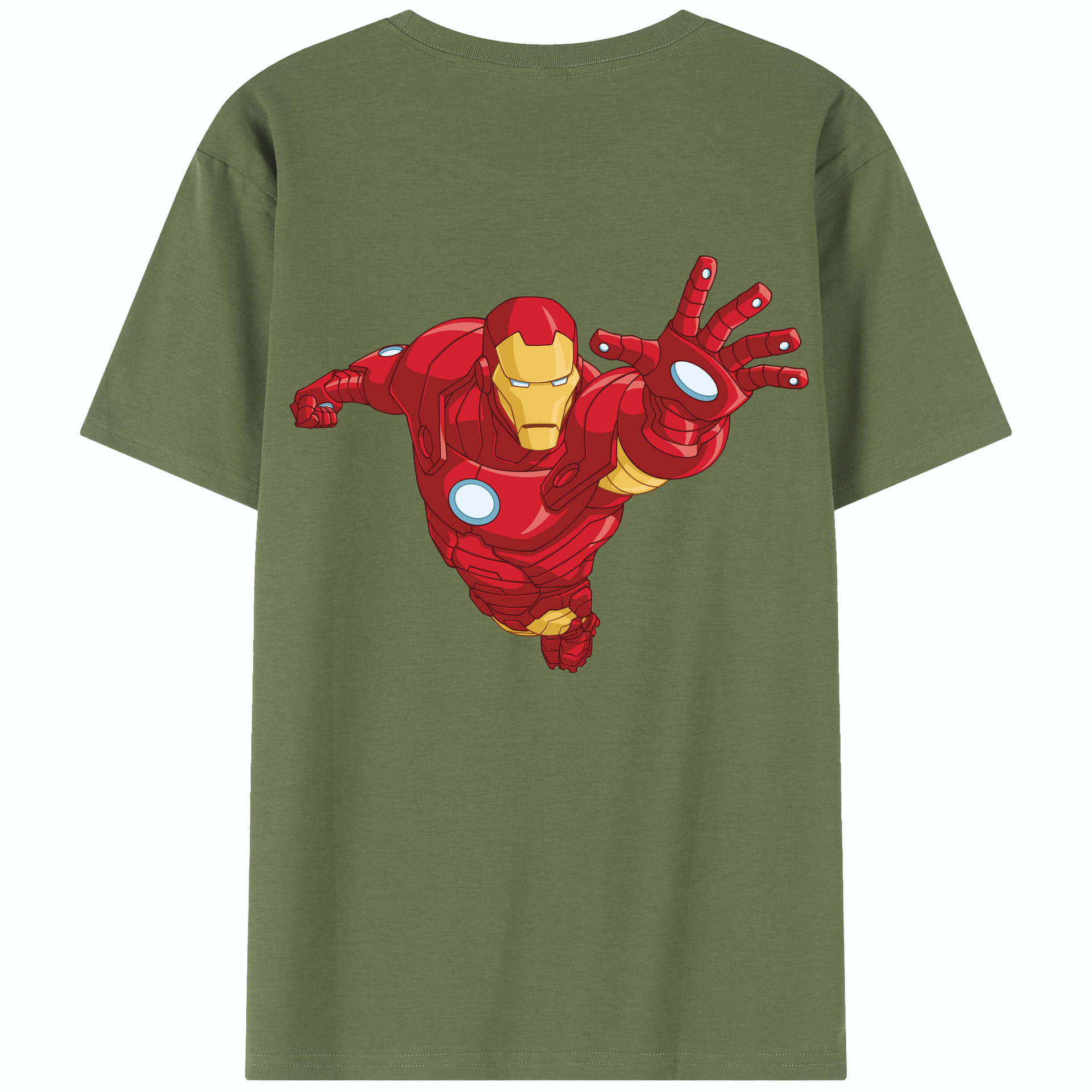 （画像用） アベンジャーズ The Avengers 綿100％半袖Tシャツ（背面プリント）